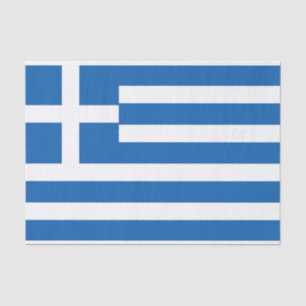 Papier Mousseline Flag de Greece