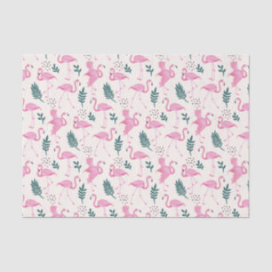 Papier Mousseline Flamant rose