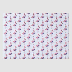 Papier Mousseline Flamant rose rose Juillet 4 Fête