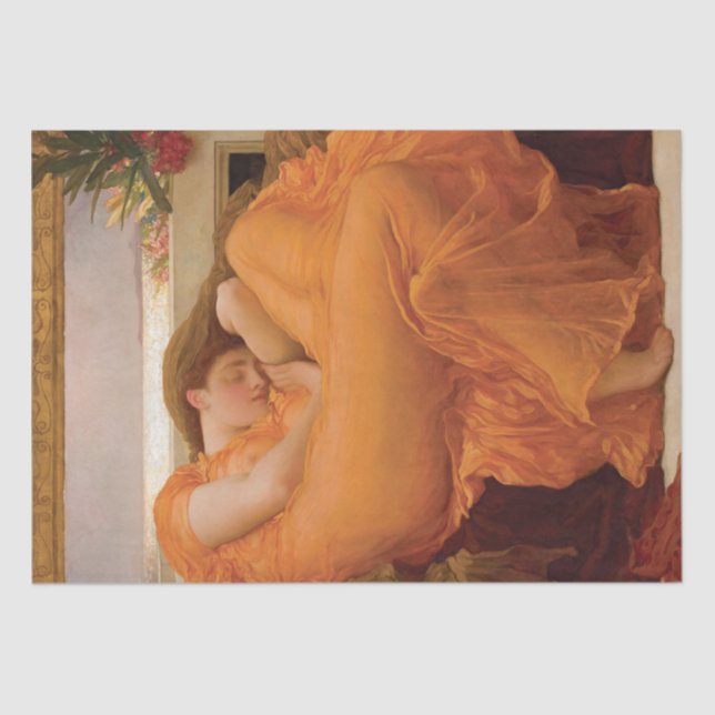 Papier Mousseline Flamber juin par Frederic Leighton (Recto)