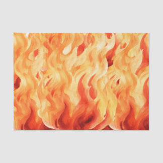Papier Mousseline Flammes d'incendie