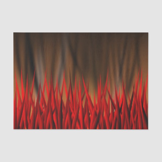 PAPIER MOUSSELINE FLAMMES D'INCENDIE (Recto)