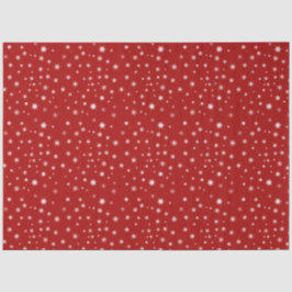 Papier Mousseline Flèche de neige rouge et blanc