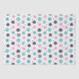 Papier Mousseline Flèches de neige rétro