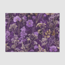 Fleur botanique violette rustique vintage bohème g