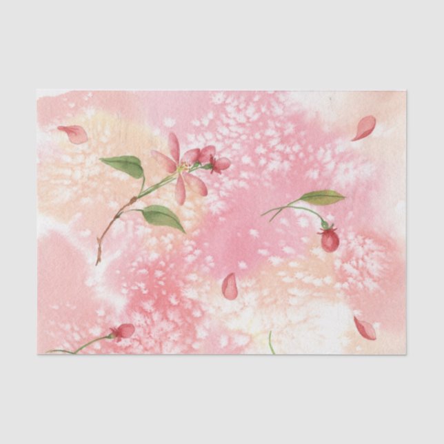 Papier Mousseline Fleur d'Apple (Recto)