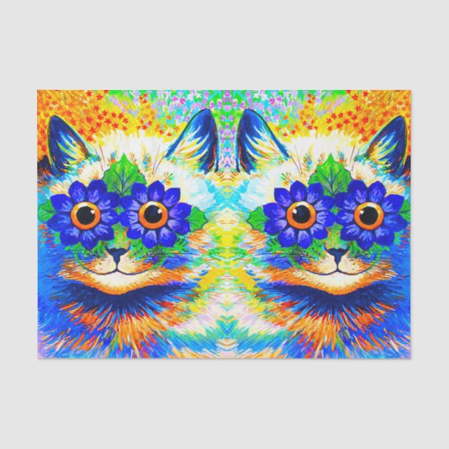 Papier Mousseline Fleur de chat (Recto)