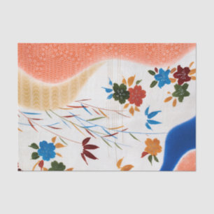 Papier Mousseline Fleur et eau courante, design japonais