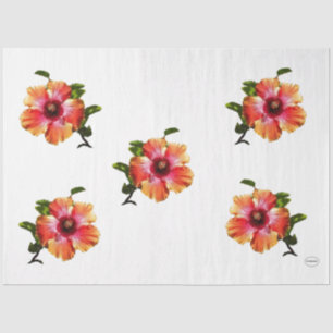 Papier Mousseline Fleur Hibiscus HAMbyWG -
