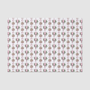 Papier Mousseline Fleur rose rose rose de la mariée Mariage Tissu