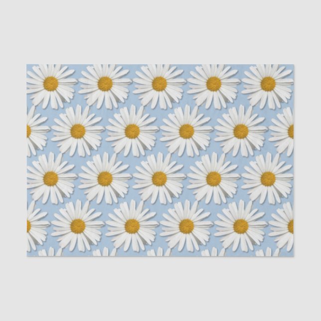 Papier Mousseline Fleur super Fleur Blanc Faisceau Faisceau Hippie F (Recto)