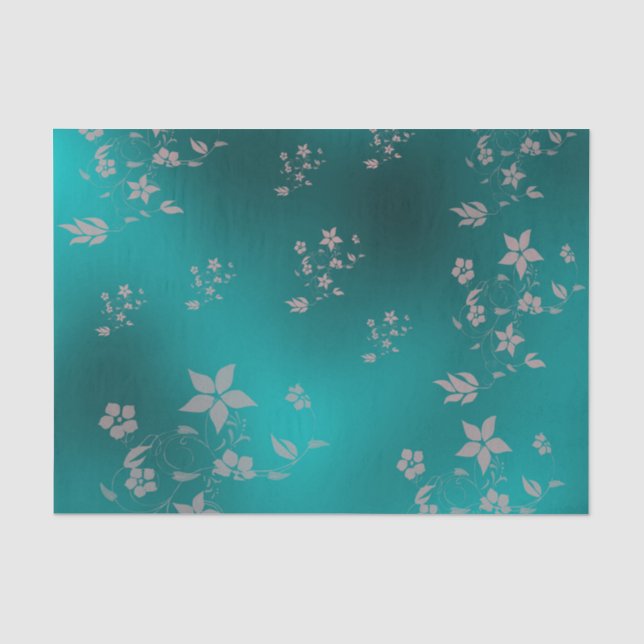 Papier Mousseline Fleurs asiatiques délicieuses (Recto)