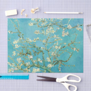 Papier Mousseline Fleurs d'amandes Vincent van Gogh