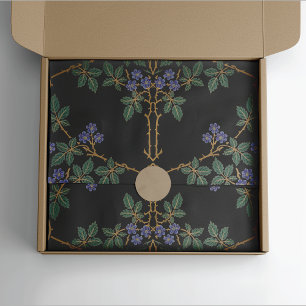 Papier Mousseline Fleurs de Blackberry Vin de fruits William Morris