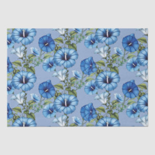 Papier Mousseline Fleurs de la gloire du matin Vin floral