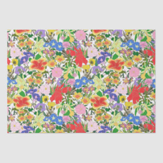 Papier Mousseline Fleurs de matin