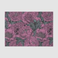 Fleurs de pivoines violettes