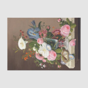 Papier Mousseline Fleurs d'été précoce, Roesen Severin
