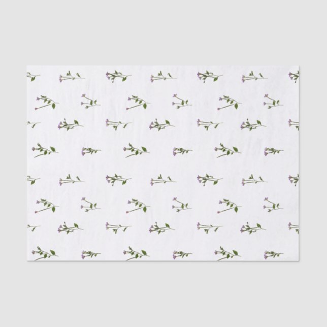 Papier Mousseline FLEURS PRÉLEVÉES - Willowherb de poulet - Open (Recto)