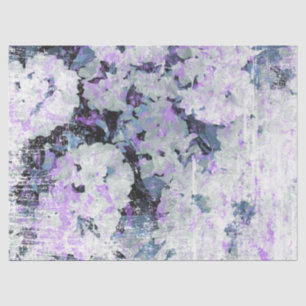 Papier Mousseline *~* Fleurs Rhododendron Grunge Rustique Rose Blanc