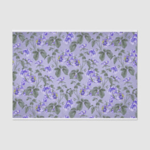 Papier Mousseline Fleurs Vintages Abstraites