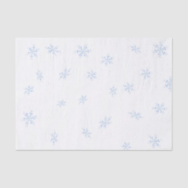 Papier Mousseline Flocons de neige (Recto)