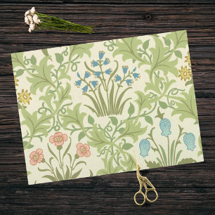 Papier Mousseline Floral Celandine Morris Motif par J.H. Dearle
