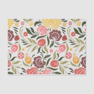 Papier Mousseline Floral - Zoé