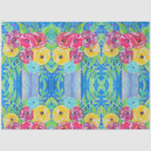 Flore brillante mise en miroir