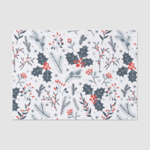 Papier Mousseline Flore hivernale