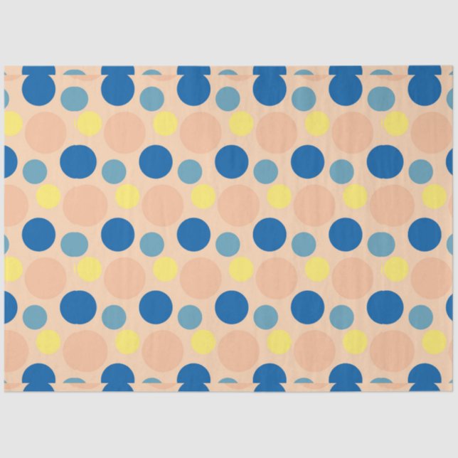 Papier Mousseline Flore Nautique Série Design 5 (Recto)