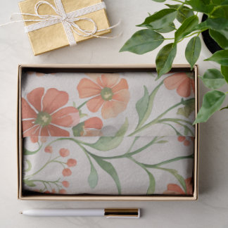 Papier Mousseline Flores 3