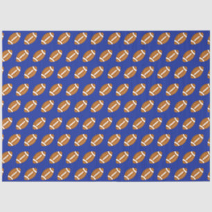 Papier Mousseline Football américain sur bleu