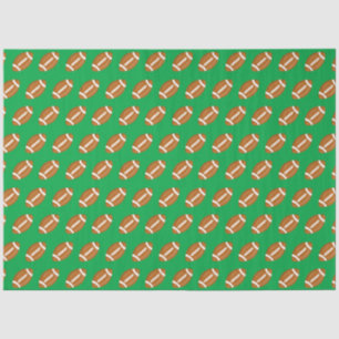 Papier Mousseline Football américain sur vert