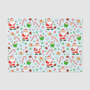 Papier Mousseline Football Noël Cadeau papier Tissu