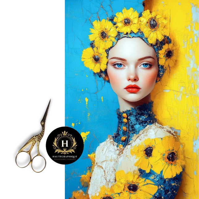 Papier Mousseline Force et résilience Le découpage inspiré par l'Ukr (Créateur téléchargé)