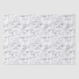 Papier Mousseline Forêt de champignons d'automne