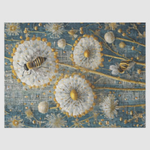 Papier Mousseline Forêt de Dandelion aux abeilles occupées