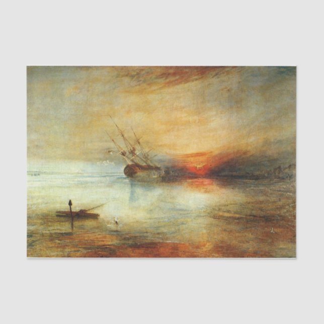 Papier Mousseline Fort Vimieux par J.M.W. Turner (Recto)