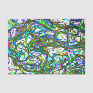 Papier Mousseline Fou de couleur vive