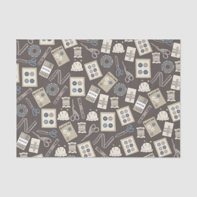 Papier Mousseline Fournitures de couture Papier Tissu (Recto)