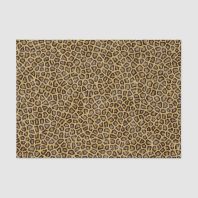 Papier Mousseline Fourrure de léopard (Recto)