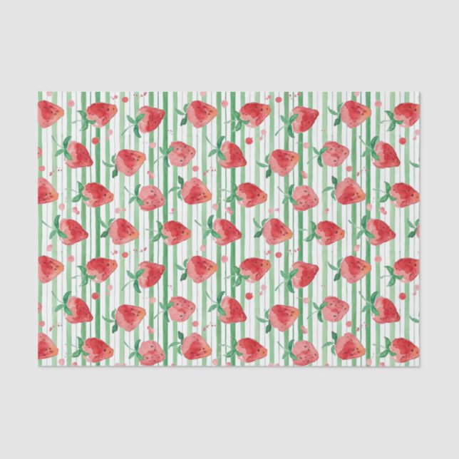 Papier Mousseline Fraise (Recto)