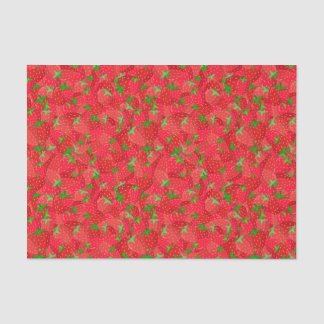 Papier Mousseline fraise Medley (Recto)