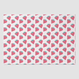 Papier Mousseline Fraise mignonne