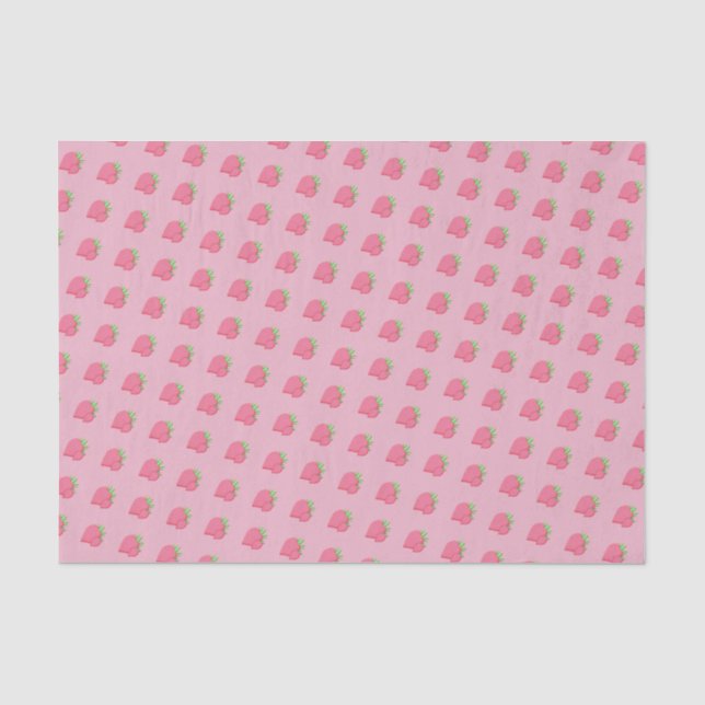 Papier Mousseline Fraise sucrée (Recto)