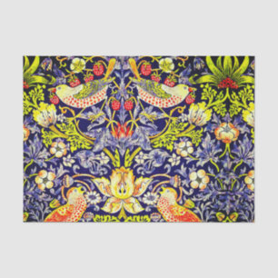 Papier Mousseline Fraise Thief Oiseaux William Morris