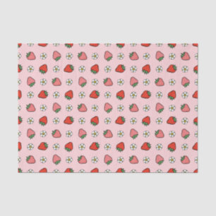 Papier Mousseline Fraises