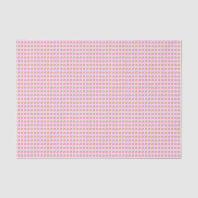 Papier Mousseline Fraises roses (Recto)