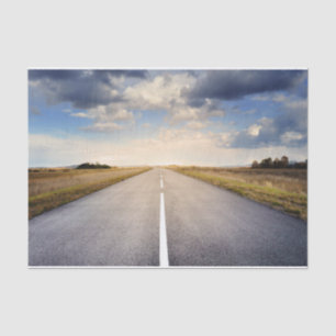 Papier Mousseline Frapper la route